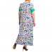 Женское платье-макси с цветочным принтом MARINA RINALDI , АБ/124